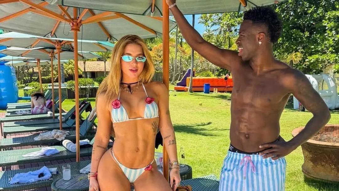 Virginia e Vini Jr. estão curtindo o fim de ano em Trancoso, na Bahia  • Instagram/Virginia
