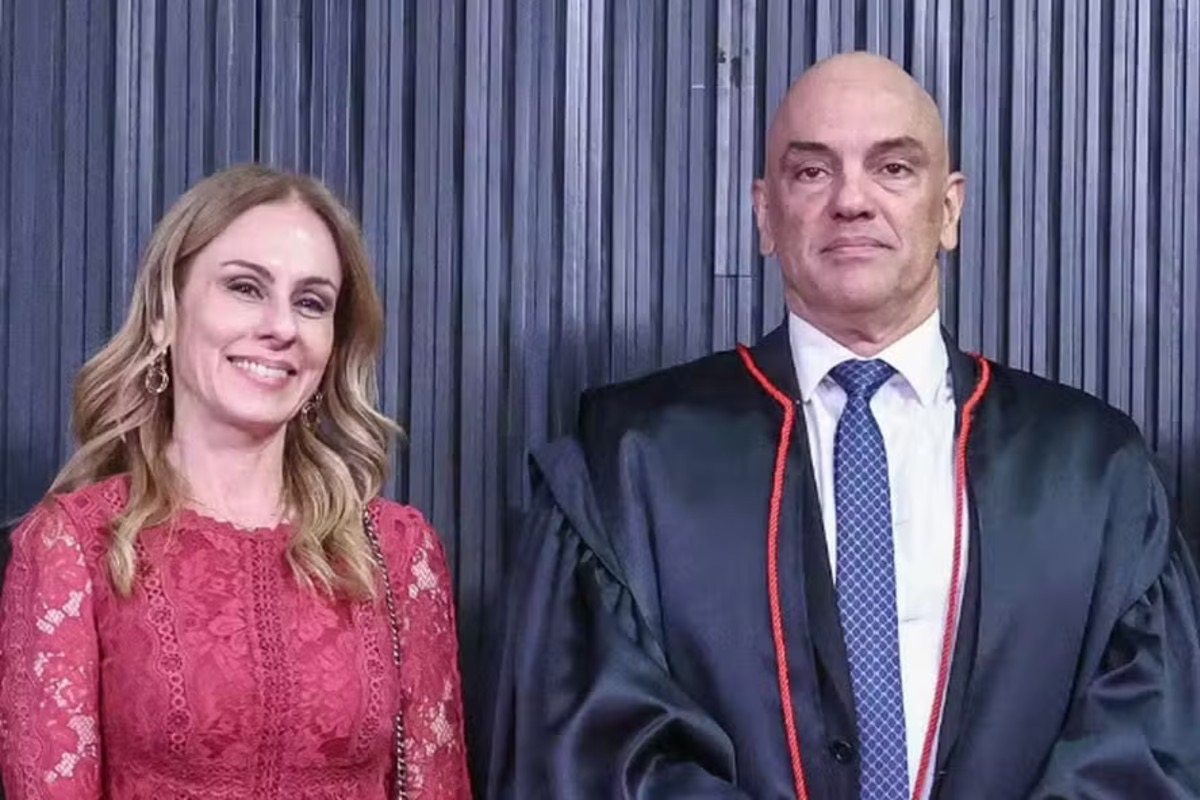 Viviane Barci de Moraes e Alexandre de Moraes | Divulgação STF