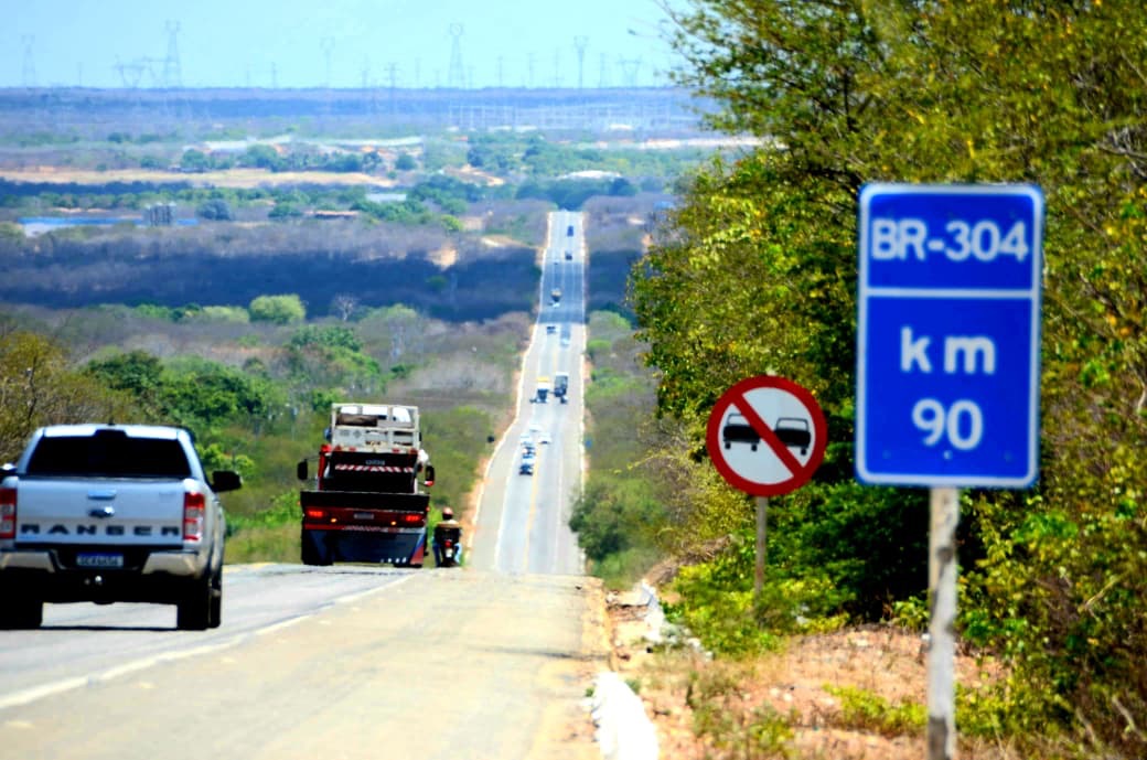 BR-304 | A duplicação vai começar pelo trecho de tem 57,6 quilômetros, entre Assu e Mossoró - Foto: Fotos: Carlos Costa