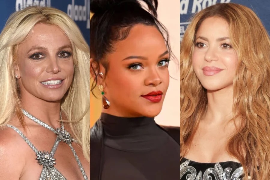 Britney, Rihanna e Shakira