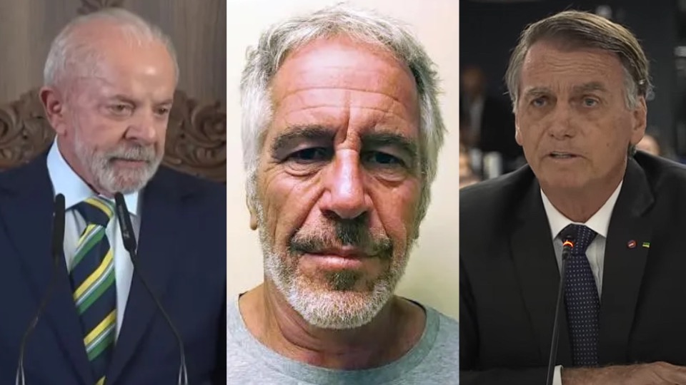 Jeffrey Epstein,  Lula e Bolsonaro