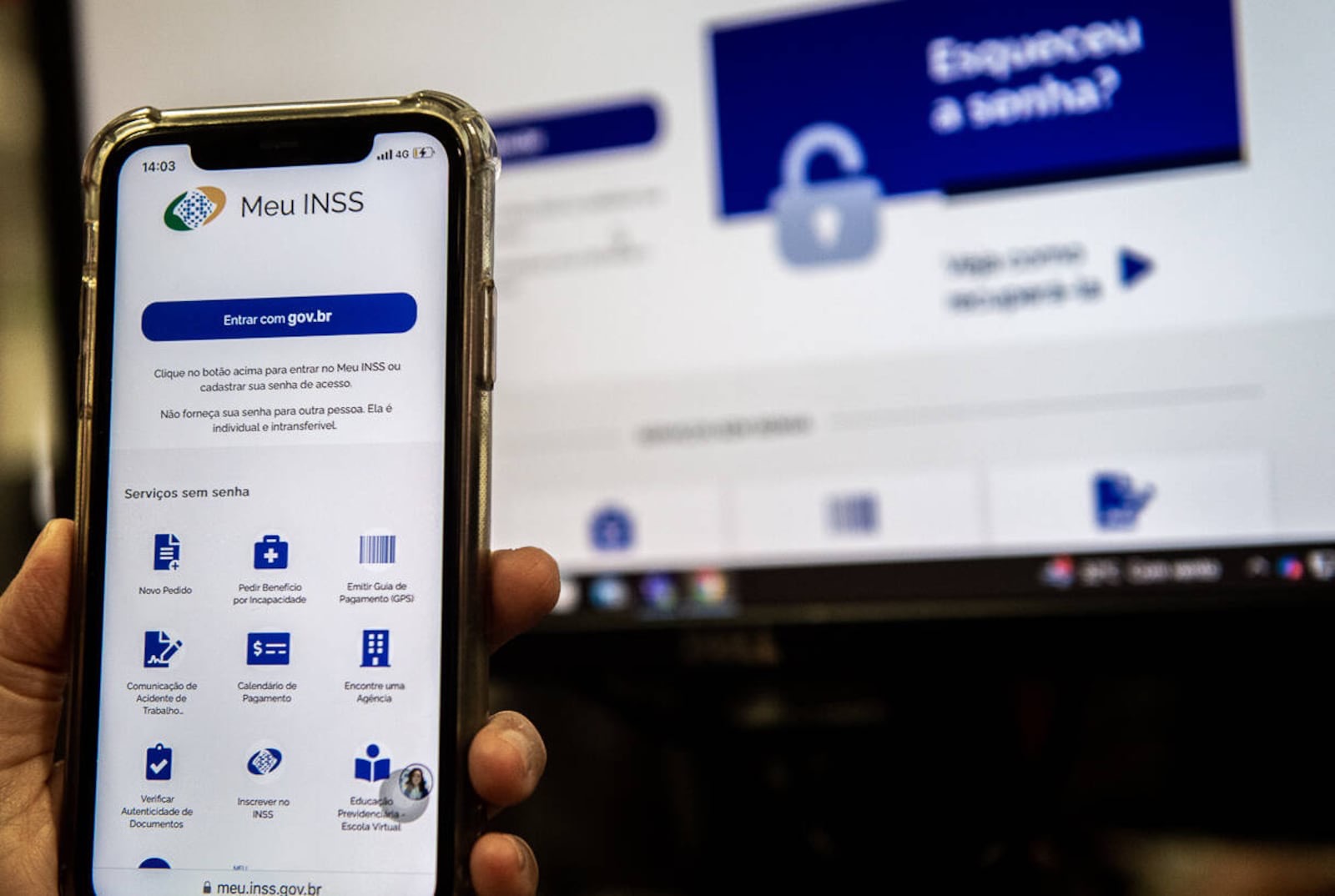 Aplicativo Meu INSS tem informações aos segurados Edu Garcia/04.09.2023/EDU GARCIA/R7 - 04.09.2023