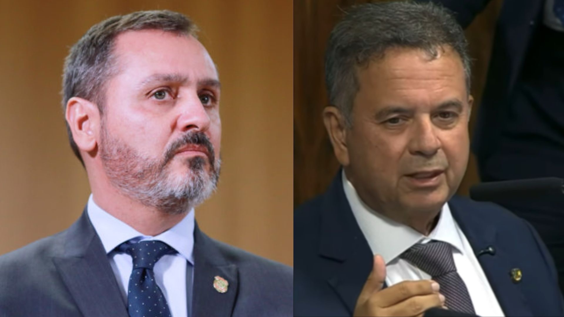 Andrey Rodrigues e Rogério Marinho