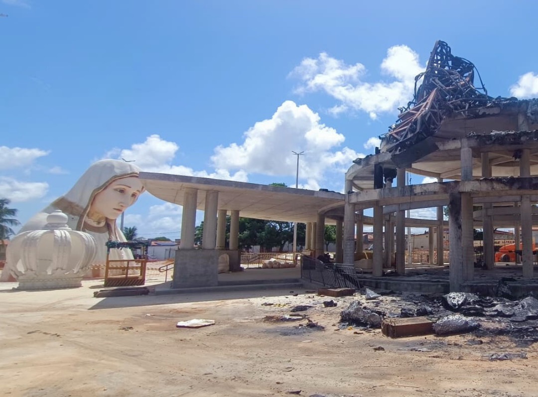 estátua de Nossa Senhora de Fátima | Crédito: SMS/PMN