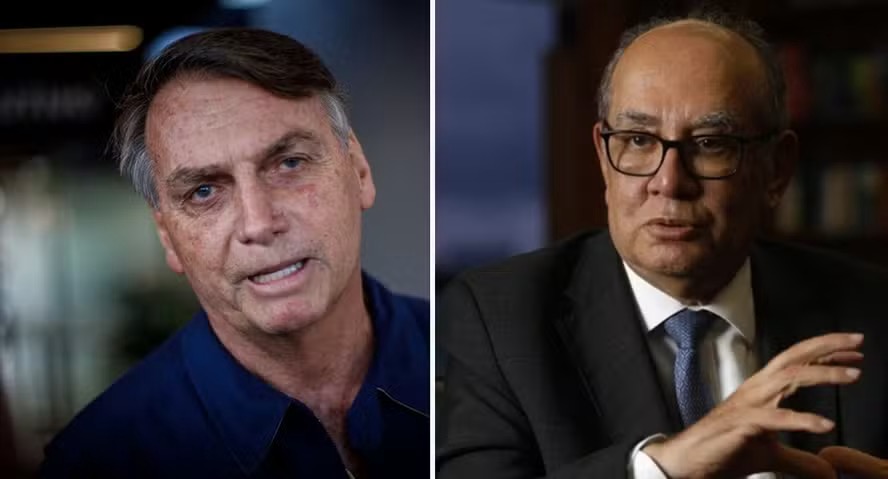 Jair Bolsonaro e Gilmar Mendes