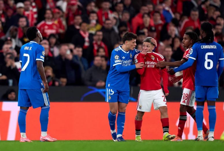 Vini Jr. e Prestianni / Foto: Angel Martinez/Getty Images