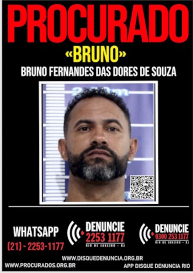Goleiro Bruno / Foto: Divulgação/ Disque Denúncia