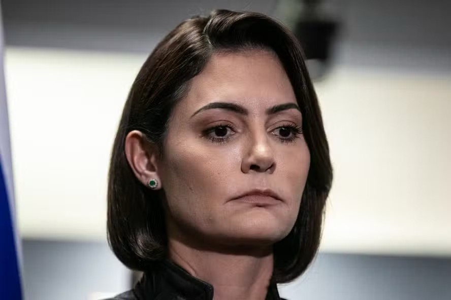 A ex-primeira-dama Michelle Bolsonaro — Foto: Brenno Carvalho / Agência O Globo.