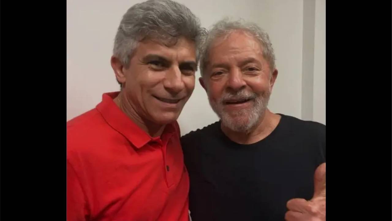 Aristides Veras dos Santos e Lula 