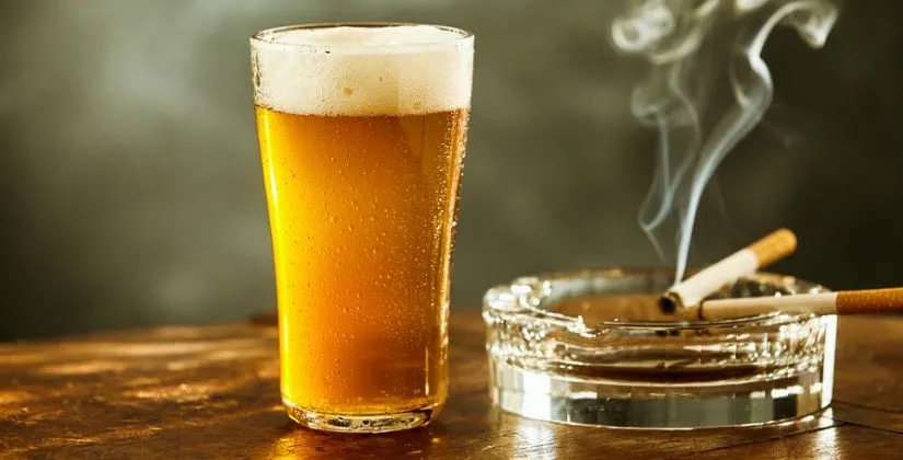 Bebida e Cigarro | Cerveja