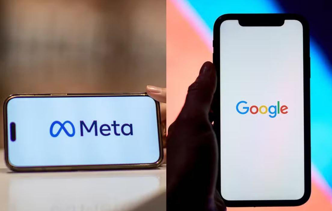 Meta e Google - Foto: Bloomberg