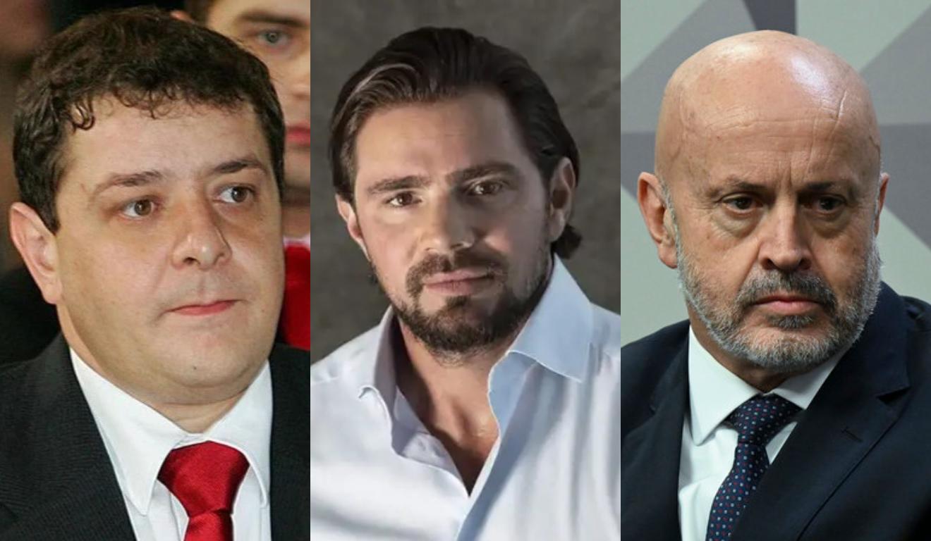 Lulinha, filho do presidente; Daniel Vorcaro, fundador do Master, e o lobista conhecido como Careca do INSS - Fotos: Reprodução/Redes Sociais e Carlos Moura/Agência Senado