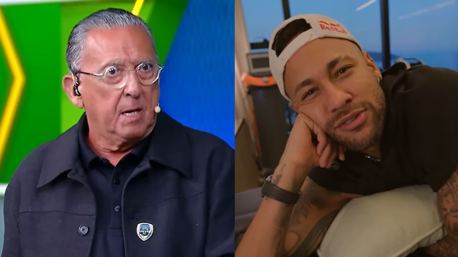 Galvão e Neymar - Reprodução X