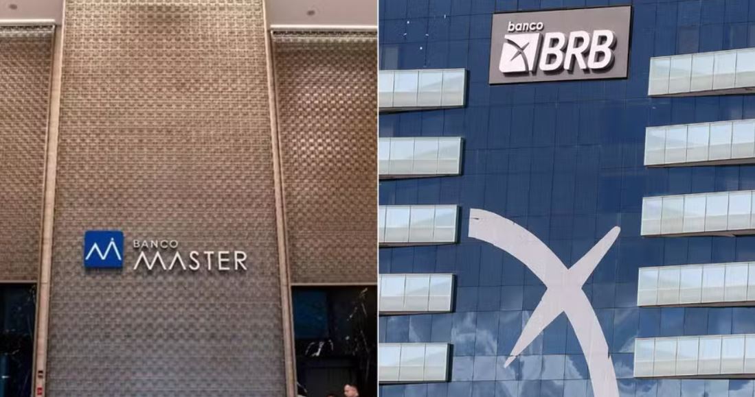 Banco Master e BRB - Foto: Divulgação e Cristiano Mariz/Agência O Globo