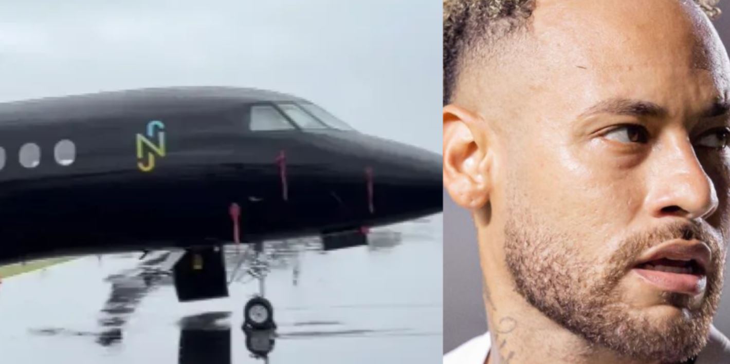 Avião de Neymar - Foto: Reprodução/@raonijacobson