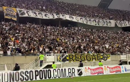 Torcida do ABC na Arena das Dunas