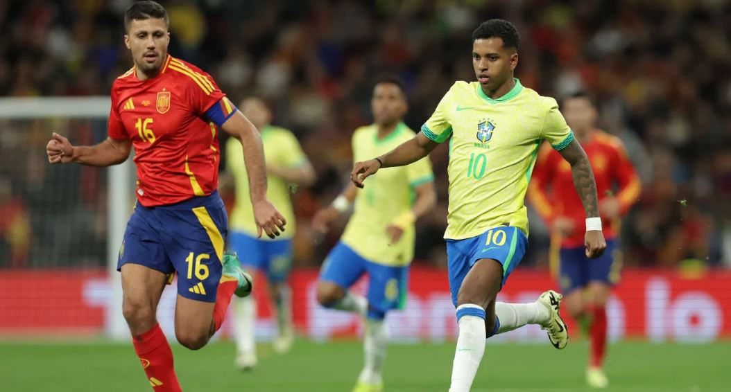Brasil e Espanha - Espanha