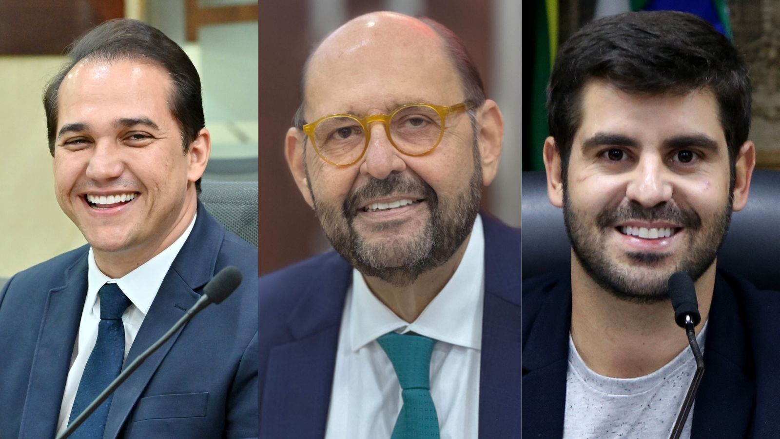 Kléber Rodrigues, gustavo carvalho e robson carvalho