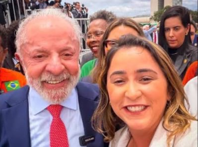 samanda e lula | reprodução