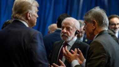 TRUMP E LULA | (Foto: Daniel Torok/Casa Branca/Wikimedia Commons)