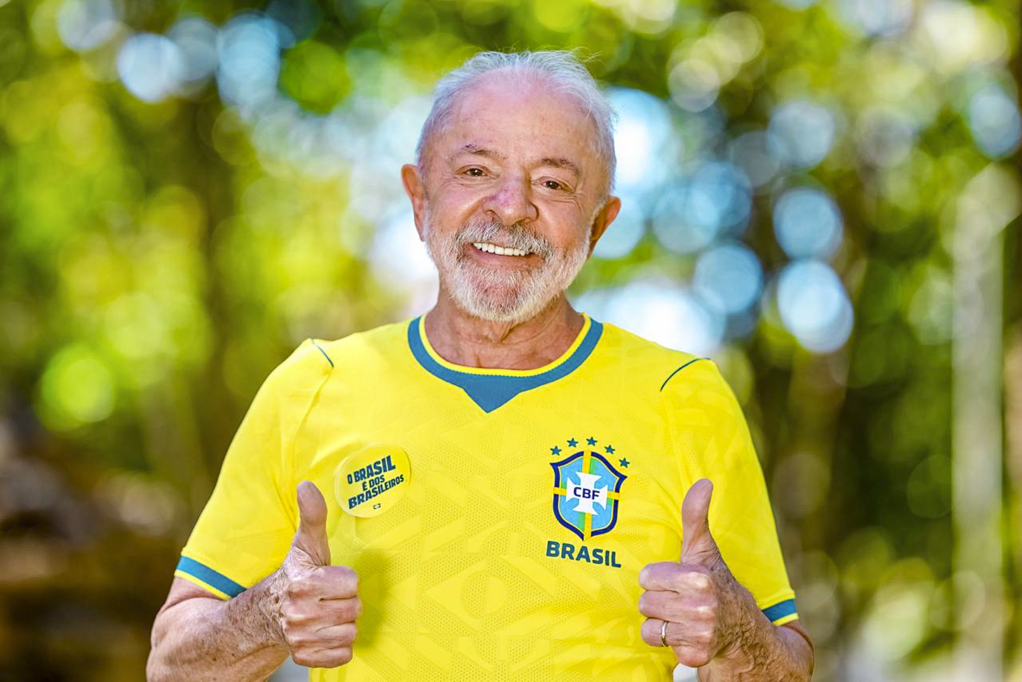 LULA BRASIL | CAMISA SELEÇÃO (Foto: Ricardo Stuckert / PR)