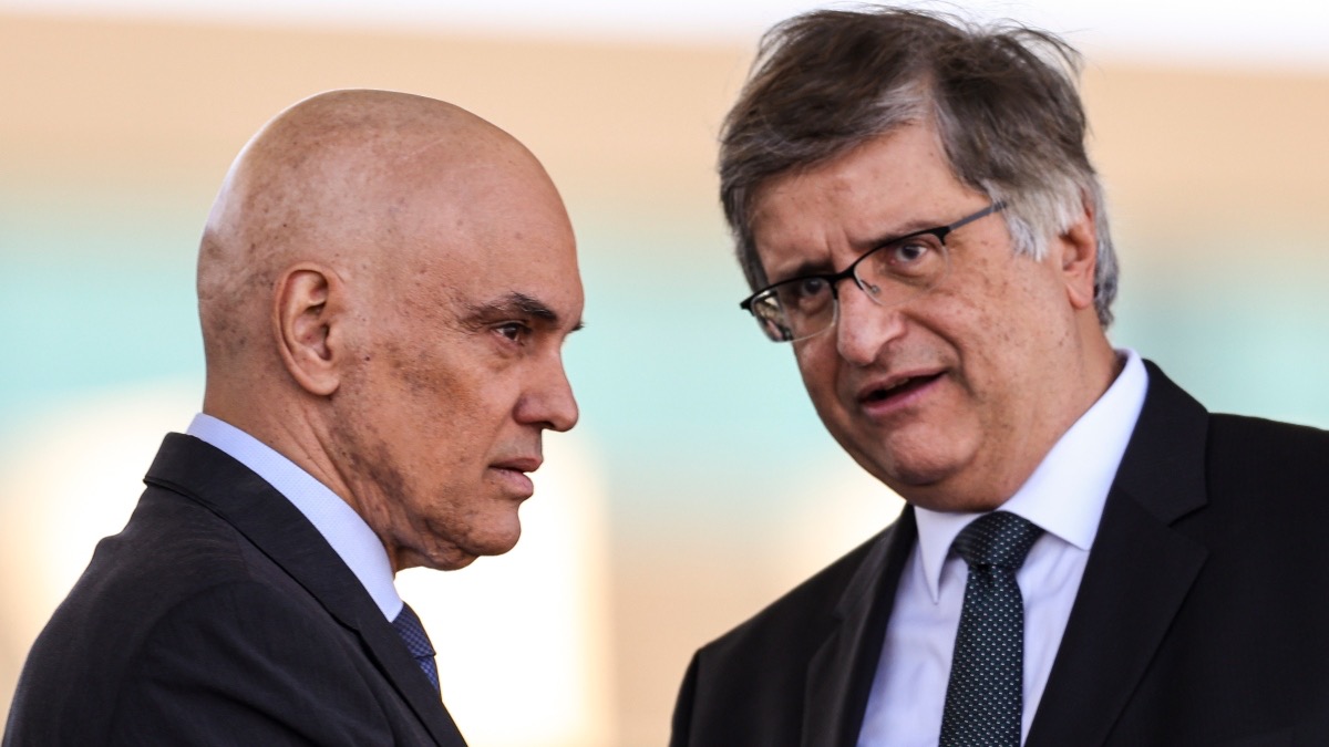 Alexandre de Moraes e Paulo Gonet. (Foto: Marcelo Camargo/Agência Brasil)