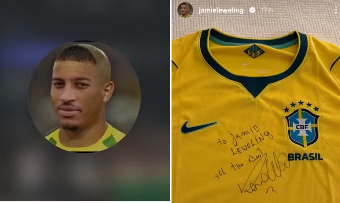 Jamie Leweling corte Ronaldo 