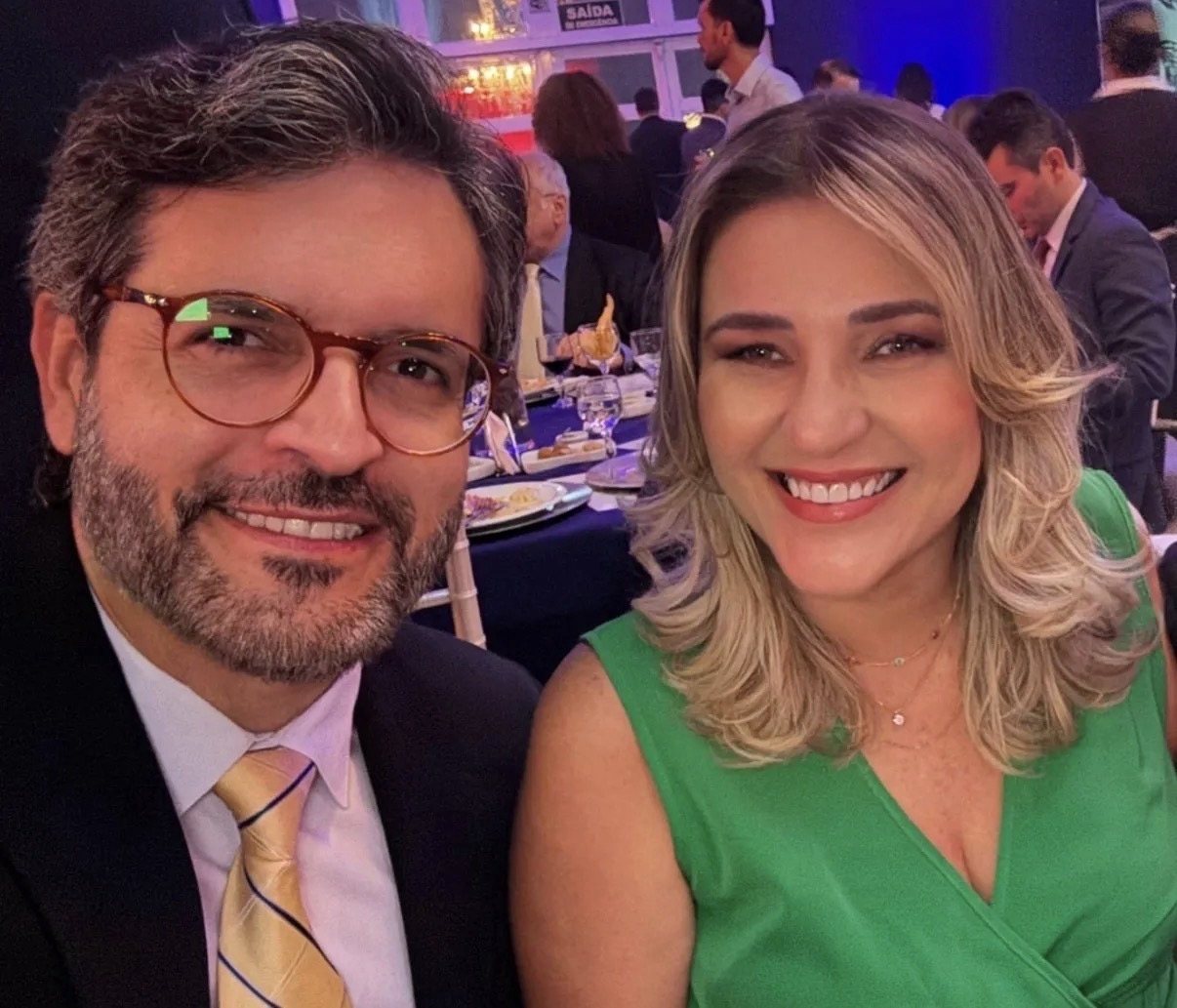 Luis Henrique e Helga Oliveira | Créditos: Reprodução
