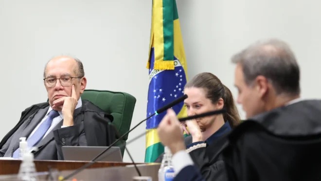 André Mendonça rebateu ponto a ponto críticas de Gilmar Mendes à investigação do Master. (Foto: Luiz Silveira/STF)