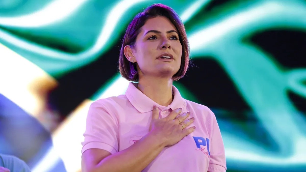 A ex-primeira-dama Michelle Bolsonaro (PL)  • Everton Severiano/Divulgação PL Mulher