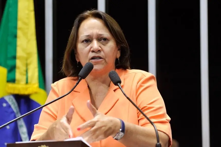 A governadora do Rio Grande do Norte, Fátima Bezerra, integra os quadros de filiados ao PT | Foto: Geraldo Magela/Agência Senado