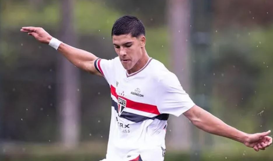 Nicolas Bosshardt, jogador do São Paulo - Créditos: Victor Monteiro
