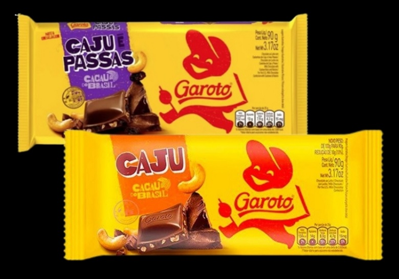 Anvisa proíbe venda de chocolates em tablete da marca Garoto com passas e castanha