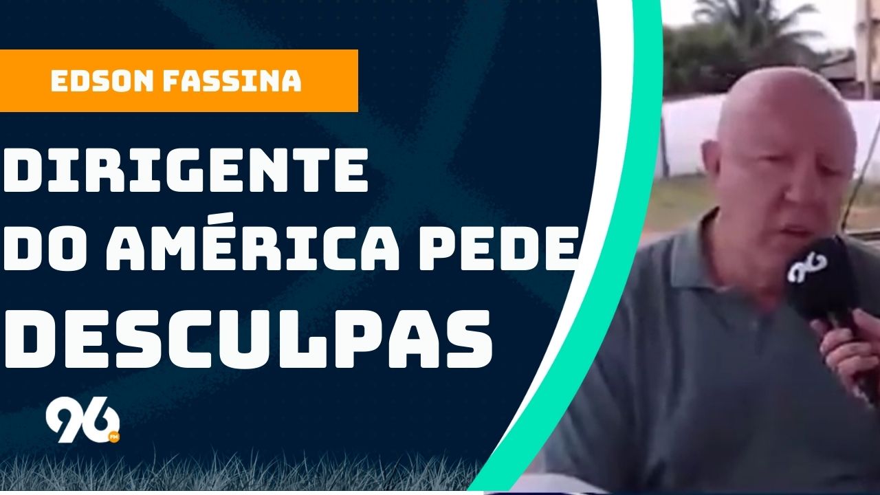 [VÍDEO] Dirigente do América admite erro e pede desculpas ao vivo