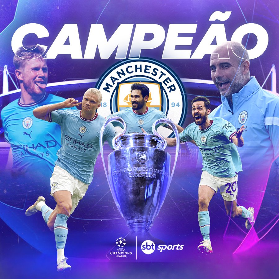 Manchester City bate Inter e conquista Champions pela primeira vez