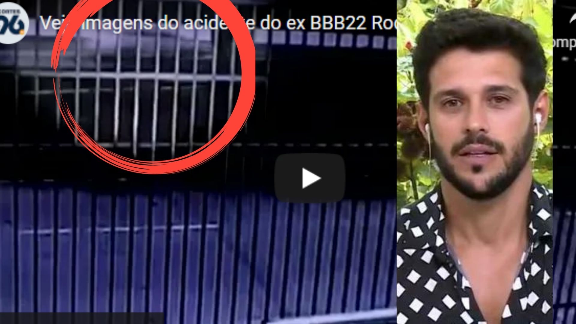 [VIDEO] Veja imagens do acidente do ex-BBB22 Rodrigo Mussi