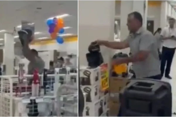 [VÍDEO] Homem “surta” e destrói produtos em loja da Magazine Luiza