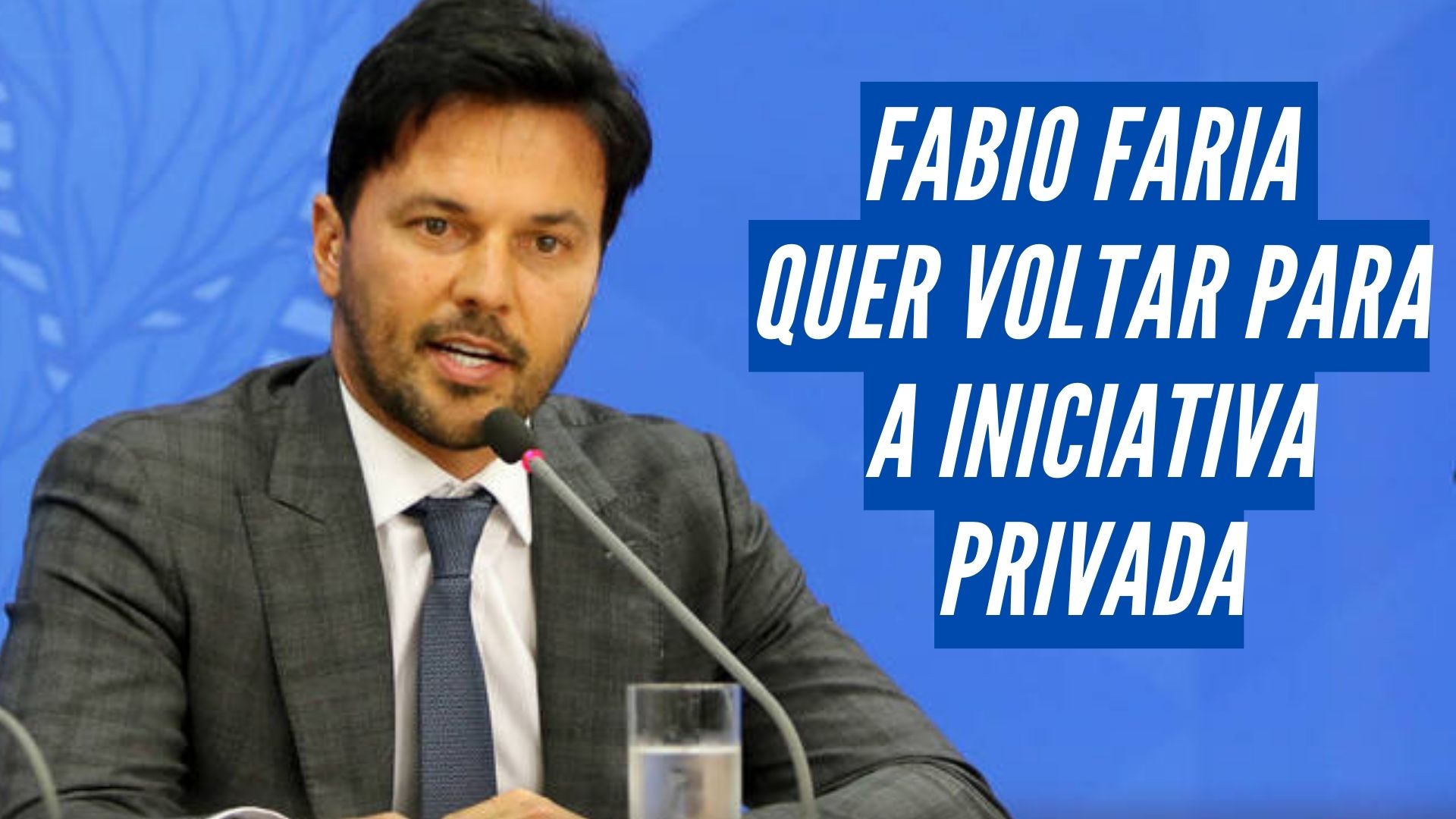 [VÍDEO] Fábio Faria quer voltar para a iniciativa privada, mas descarta assumir o SBT