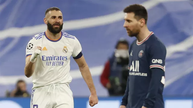 Benzema marca três vezes, Real Madrid vira sobre PSG e avança na Liga dos Campeões