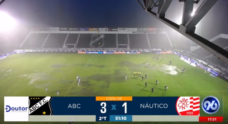 [VIDEO] Sob chuva e relampagos, ABC vence Náutico e vai para semifinal da Copa do Nordeste com R$ 700 mil...