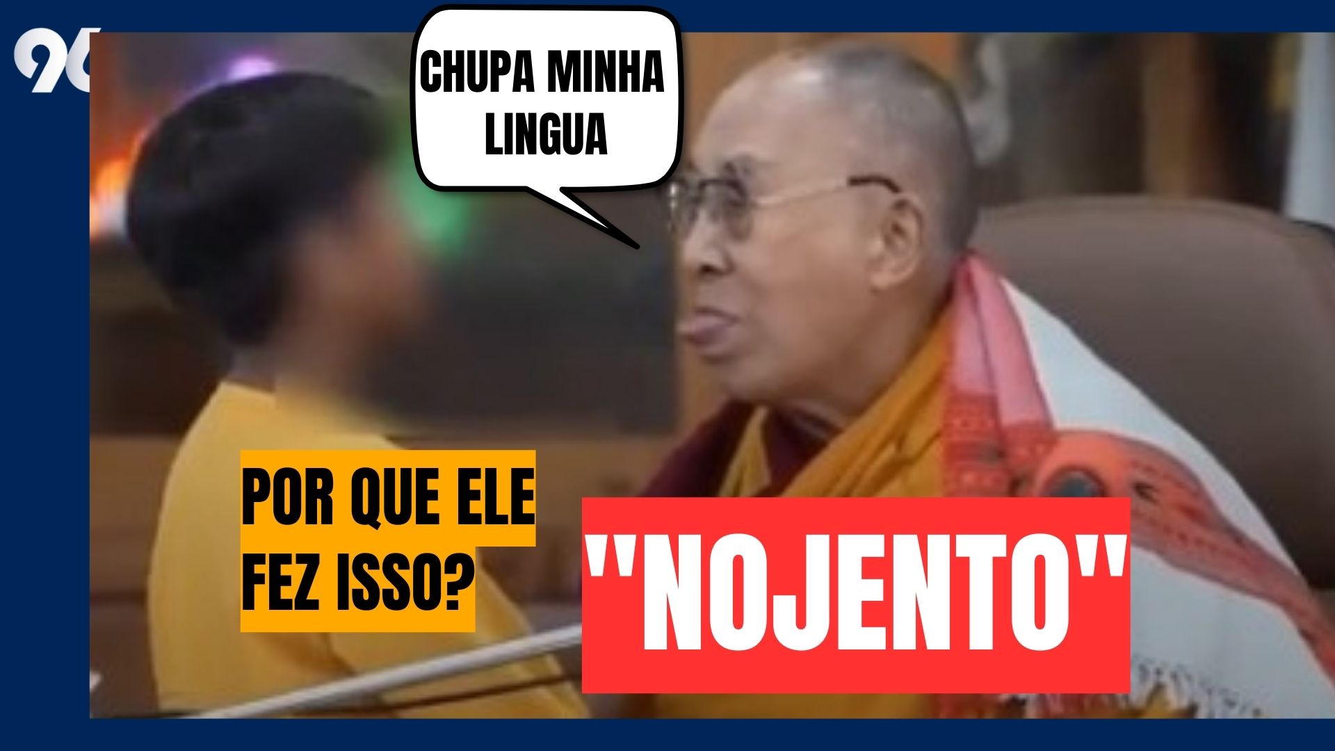 [VIDEO] Equipe do Jornal das 6 se revolta com atitude bizarra do Dalai Lama: "Nojento"