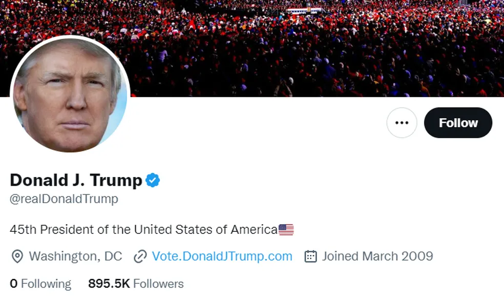 Elon Musk reativa conta de Trump no Twitter após enquete com usuários