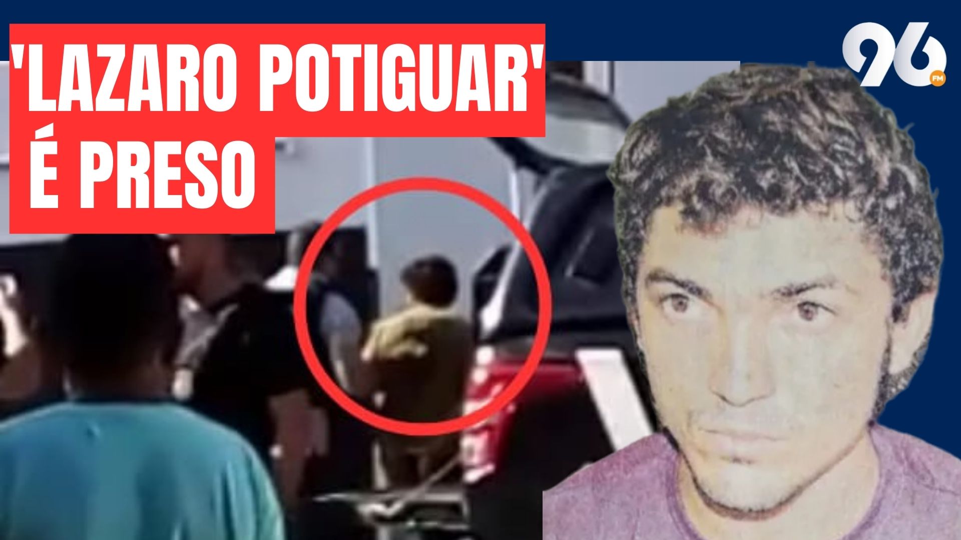 [VÍDEO] URGENTE: Luizinho da Usina, o 'Lázaro Potiguar', é preso após vários dias escondido em zona rural do RN; População...