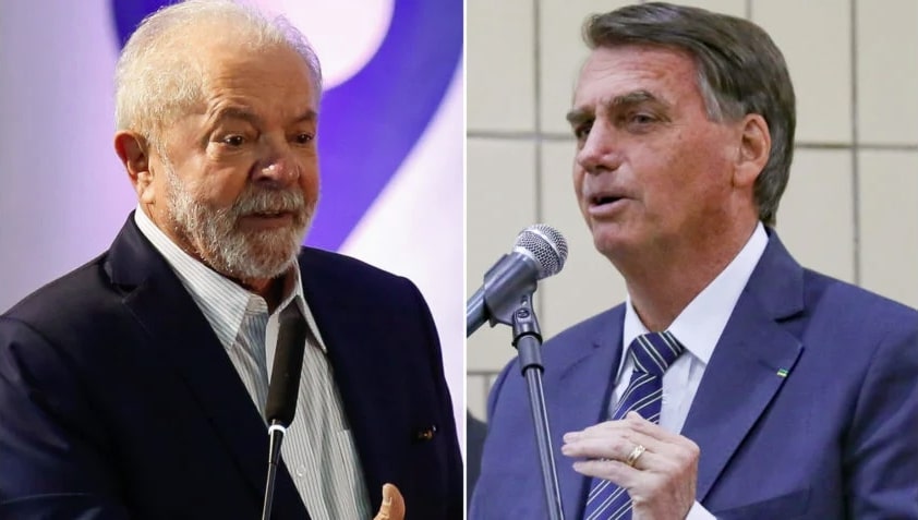 Exame/Ideia: Lula tem 44%; Bolsonaro, 36%; distância cai 3 pontos