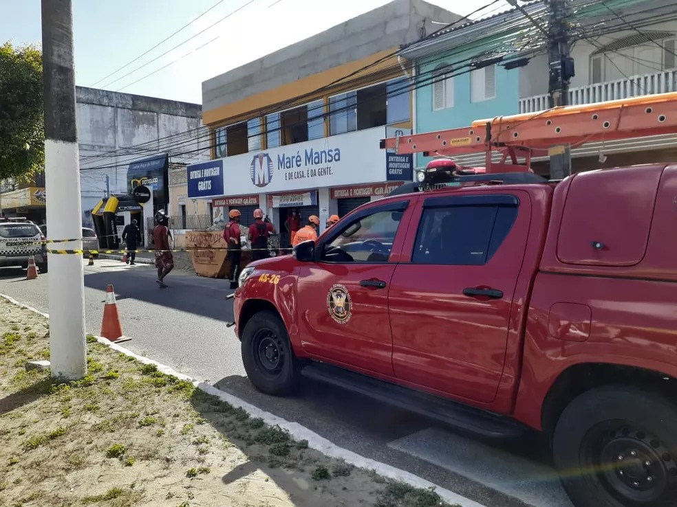 Urgente: Bombeiros confirmam desabamento na Maré Mansa em Parnamirim