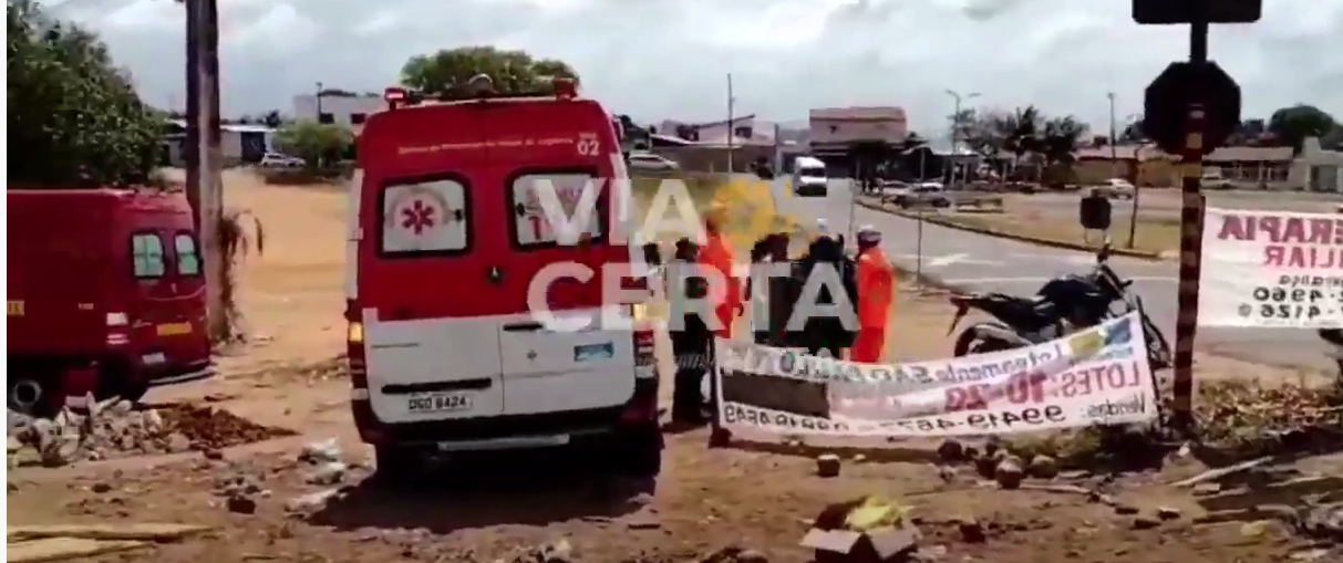 [VÍDEO] Entregador é atropelado por trem na zona Oeste de Natal