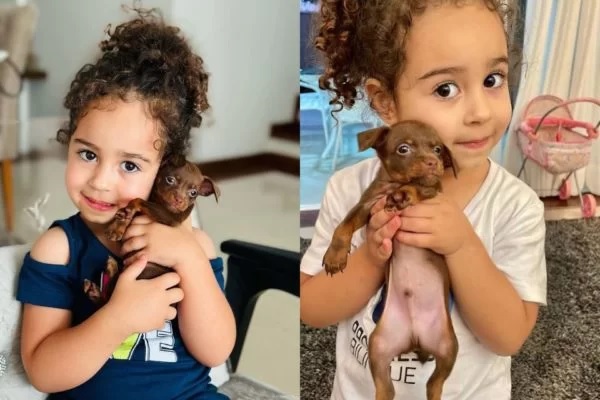 Menina de 4 anos explica o que é “amor de mãe” a cachorro e encanta a web