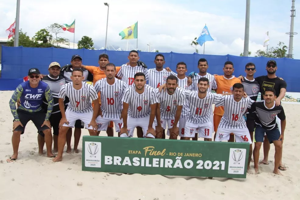 Time de São Miguel do Gostoso, Corintians vence ABC e vai disputar final do Brasileirão de Beach Soccer