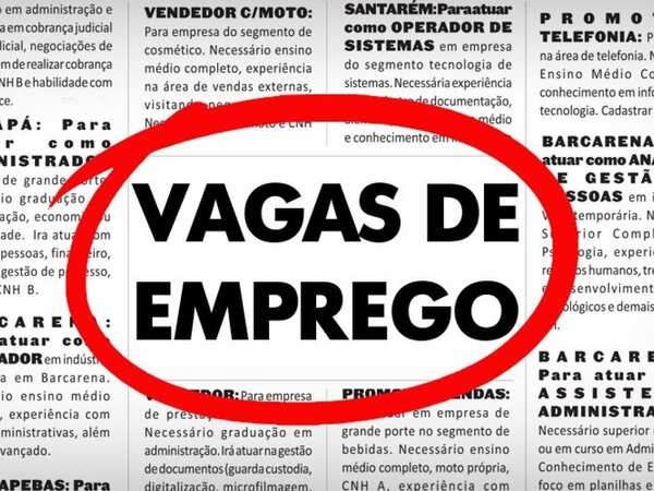 Recepcionista, nutricionista e gerente: RN tem 58 vagas de emprego abertas hoje (10)