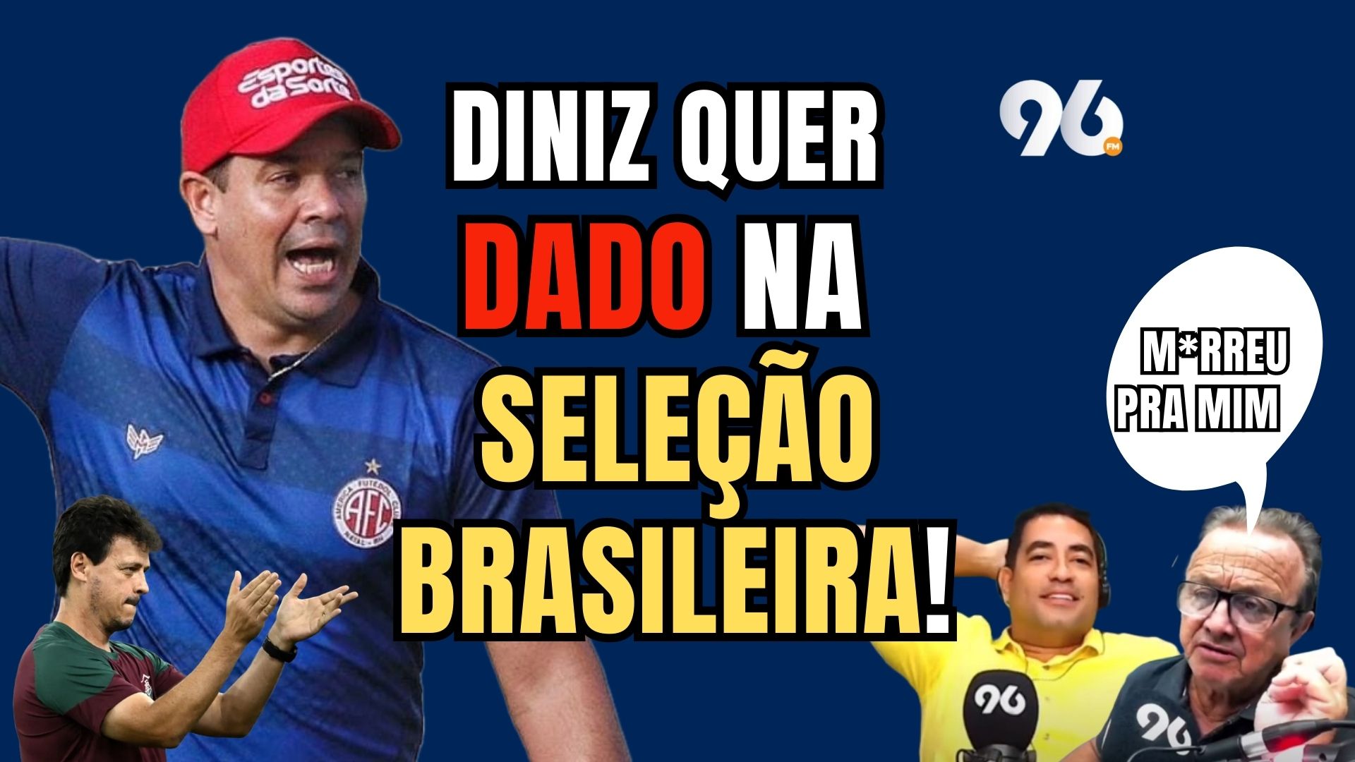 [VIDEO] Não é piada: Técnico do América é chamado para comissão técnica da Seleção Brasileira